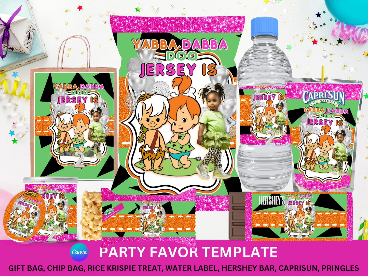 Flintstones Inspired Party Favor Bundle