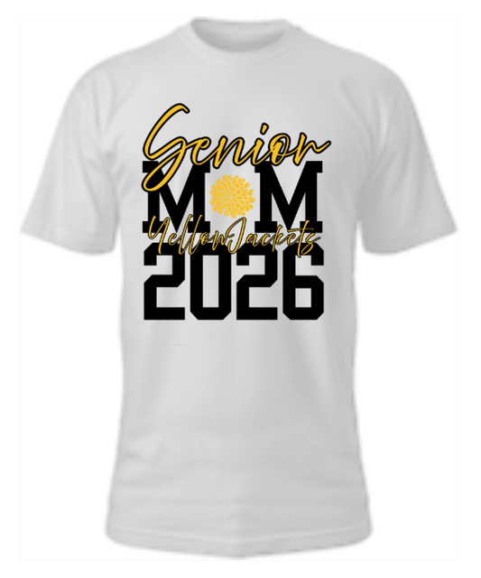 Senior Mom Yellow Jackets Cheer 2026